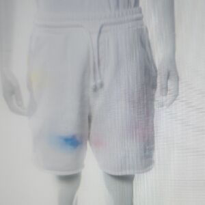 Kith White Athletic Shorts with Drawstring Waistband